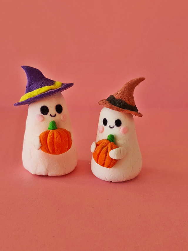 How to Make a Clay Ghost (Easy Halloween DIY!) Story