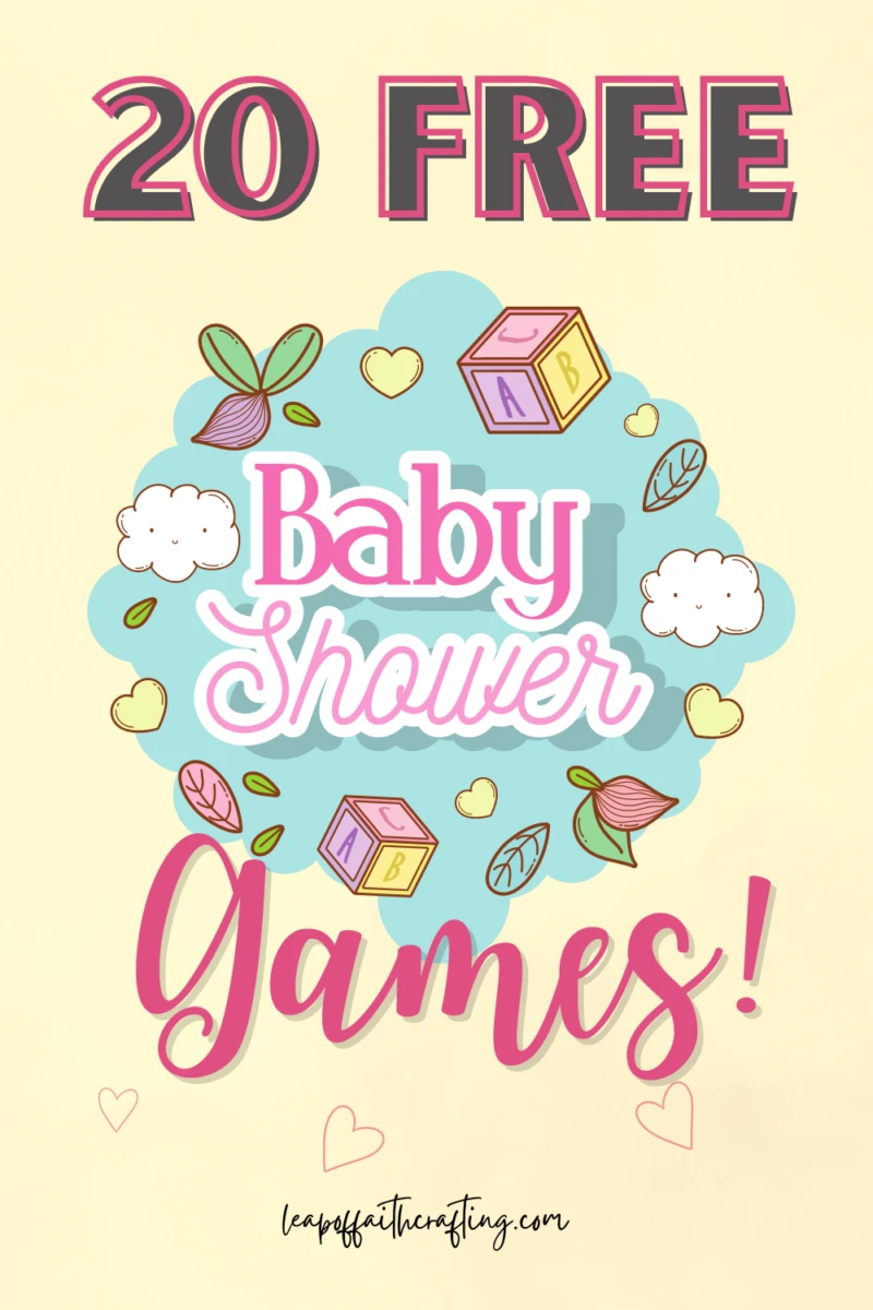 free baby shower printable games