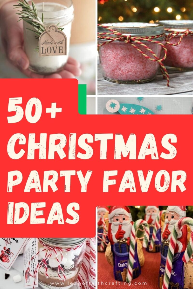 handmade christmas party favors