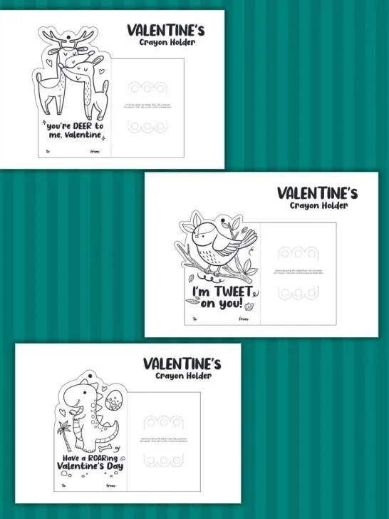 Cartão para colorir do Dia dos Namorados