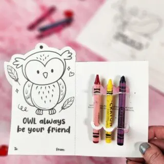 valentine free coloring card