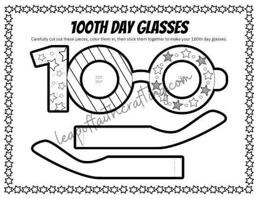 100 days of school glasses