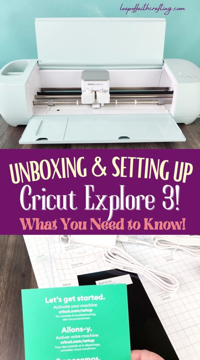 Cricut Explore 3 Unboxing & Setup