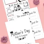 mothers day all about my mom printable